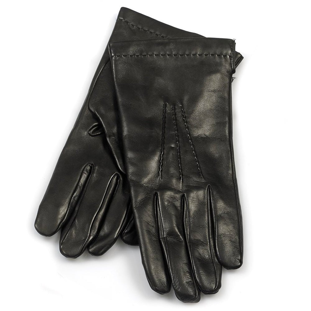 Premium Black Leather Gloves - Classic Elegance Meets Everyday Comfort - RUGGAN
