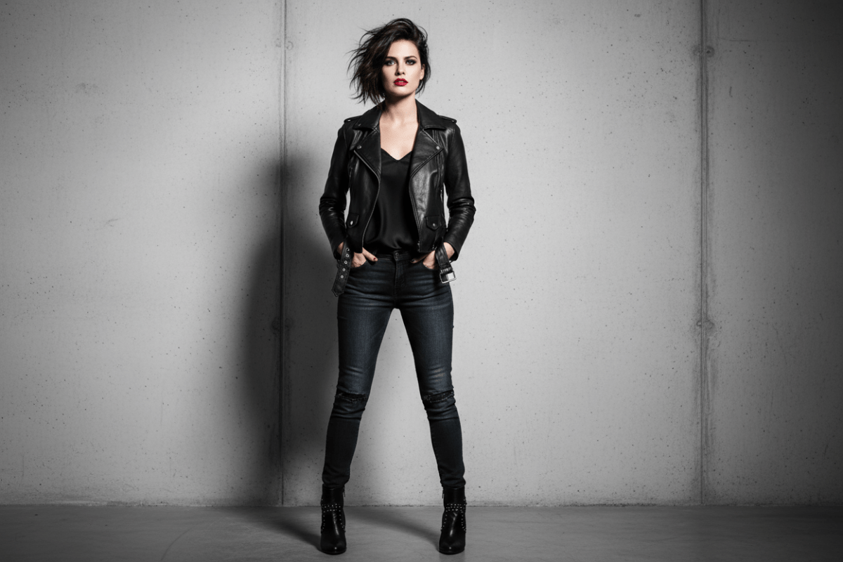 Women's Biker Jackets - RUGGAN