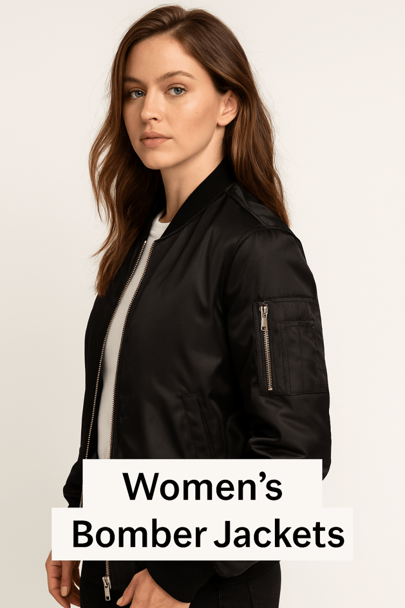 Women's Bomber Jackets - RUGGAN