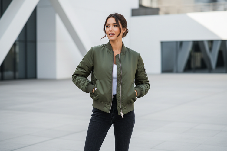 Women's Bomber Jackets - RUGGAN