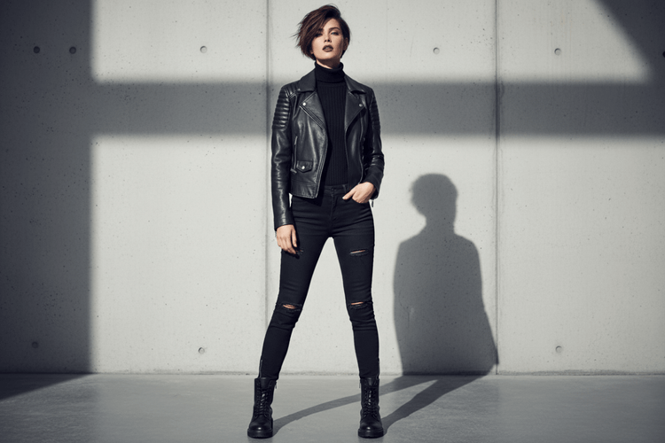 Women's Moto Jackets - RUGGAN