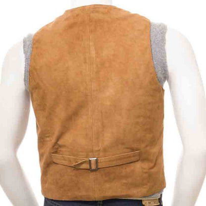 Premium Suede Leather Vest - Timeless Style Meets Modern Comfort - RUGGAN